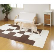 おくだけタイルマット 30×30cm ブラウン 20枚 OJ-75