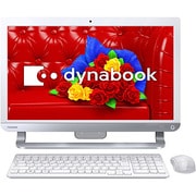 dynabook D614/54LW 21.5型ワイド HDD2TB ブルーレイディスクドライブ Windows 8.1 リュクスホワイト PD61454LBXW