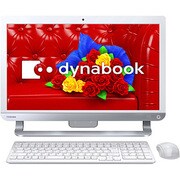 dynabook D513/32LW 21.5型ワイド HDD1TB DVDスーパーマルチドライブ Windows 8.1 リュクスホワイト PD51332LSXW
