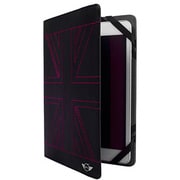 7～8インチタブレット用 レザー調 ハードケース ブラック MNUT8UJP