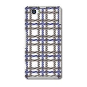 70096 [Xperia Z1 f SO-02F用 チェック 青]