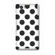 70104 [Xperia Z1 f SO-02F用 ドット 白黒]