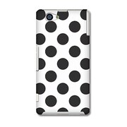 70104 [Xperia Z1 f SO-02F用 ドット 白黒]