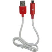 白色LEDライト付 microUSB充電専用ケーブル 50cm ホワイト OWL-CBJ5(W)SW-SP/U2AT