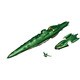 1/1000 大ガミラス帝国航宙艦隊 ガミラス艦セット4 ハイゼラード級航宙戦艦&デラメヤ級強襲揚陸艦 [2020年1月再生産]