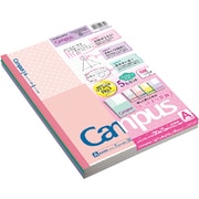 限定 キャンパスノート パッチワークドット 5色パックA罫 ノ-3CATN-L2X5