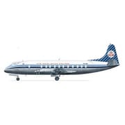 4054 バイカウント800旅客機 KLM [1/144 プラモデルキット]