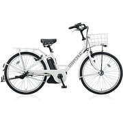 電動アシスト自転車 ステップクルーズe 26型 内装3段変速 E.XBKホワイト SC684