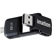 microUSB ×USB接続 2-in-1 スマホ・タブレット用 Android対応USBメモリ Smart Data Pass 32GB STS-UFDM32GB-BK