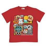 アンパンマン半Ｔシャツ 2237630 アカ100