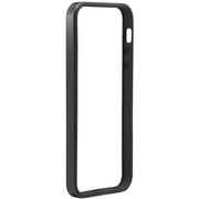 BSIP13PCHBBK [iPhone5s/5専用 ハイブリッドバンパー 保護フィルム付 ブラック]
