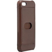 BSIP13PCLCBR [iPhone5s/5c/5専用 レザーケース ICカード対応モデル 保護フィルム付 ブラウン]