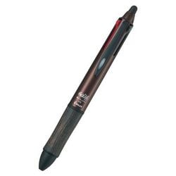 フリクションボール4ウッド 黒・赤・青・緑 インクボールペン0.5mm ウッドブラウン LKFB-3SEF-BN