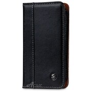 AC-IP5CSVL02-BK [iPhone5/5s用 本革レザーケース Collatio ブックタイプ ブラック]