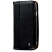 GALAXY S4用 本革レザーケース Collatio ブックタイプ ブラック AC-GS4CSVL02-BK