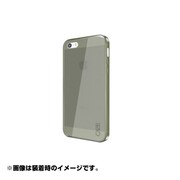 C-1001 SoftShell case iPhone5/5S GY [CAZE（ケーズ）TPUラバーシェルケース グレー]