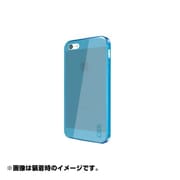 C-1002 SoftShell case iPhone5/5S BL [CAZE（ケーズ）TPUラバーシェルケース ブルー]