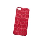 BP024RD [GRAMAS Real Leather Back Panel for iPhone5/5S レッド]