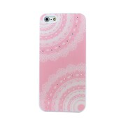 I5A06-13D170-04 [Fantastick RhineStone Case・W05・Concentric Lace   for iPhone SE/5s/5用]