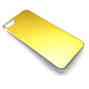 AC-P5-MT GD [iPhone5/5s用 高級メタルヘアラインパネル ゴールド]