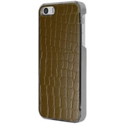 ICC DB-L [IC-COVER Leather ICカード対応 iPhone 5S/5専用ケース レザー調ダークブラウン]