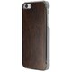 ICC WN [IC-COVER Leather ICカード対応 iPhone 5S/5専用ケース 木目調ウォールナット]