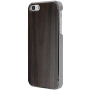 ICC EN [IC-COVER Leather ICカード対応 iPhone 5S/5専用ケース 木目調エボニー]