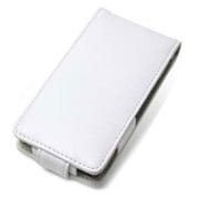 PDAIR レザーケース for ウォークマン NW-F880シリーズ 縦開きタイプ ホワイト PALCNWF880F/WH