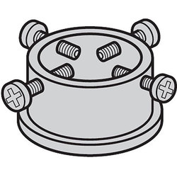 PRV-C8615M [アルカリイオン整水器用 取付金具 ねじ4本付]