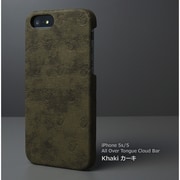 iPhone5/5s Rolling Stones All Over Tongue Cloud Bar [スマートフォンケース カーキ]