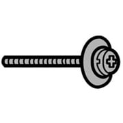 テレビ本体固定用ねじ M5×25 黒 THEL062N