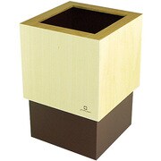 W CUBE ダストボックス 茶色 YK06-012Br