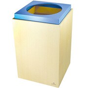 ha n ko はんこ ダストボックス 水色 YK11-005-Lbl