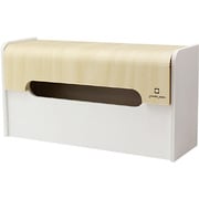 WRAP BOX ラップ型ティッシュケース ホワイト YK12-103-Wh