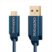 USB2.0ケーブル(A to microB) 3m 64006 CASUAL USB2.0CABLE 3M MICRO