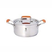 HI スタイルエリート オレンジ 両手鍋 20cm 3.0L 40222-204