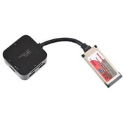 USB3.0 - Expressカード変換アダプタwith Hub USB3EXGV