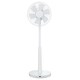 ハイポジションリビング扇風機 DCモーター リモコン付 ホワイト AQS-H30C（W）
