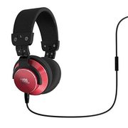 JBL BassLine DJ スタイルヘッドホン DJ Style Headphone 密閉ダイナミック型 レッド BASSLINERED