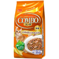 ヨドバシ Com 日本ペットフード コンボ キャット かつお味 鮭チップ かつおぶし添え 350g 猫用 70g 5袋 通販 全品無料配達