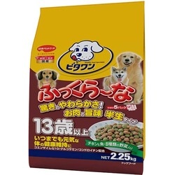 ヨドバシ.com - 日本ペットフード ビタワン ビタワンふっくらーな 13歳以上 チキンと魚・8種類の野菜入り 2.25kg [犬用 13歳以上]  通販【全品無料配達】