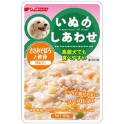 いぬのしあわせレトルトパック ささみそぼろと軟骨  野菜入り (D35)60g [いぬのしあわせレトルトパック]