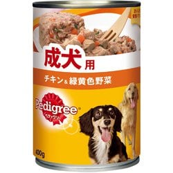 ペディグリーチャム 成犬用 チキン＆緑黄色野菜 [犬用 ウェット 400g 総合栄養食]