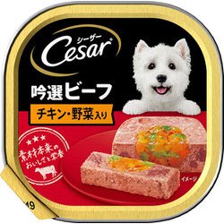 シーザーCE29 吟選ビーフ チキン [犬用 ウェット 100g 総合栄養食]