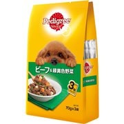 ペディグリー 成犬用 ビーフ＆緑黄色野菜 [犬用 ウェット 70g×3 総合栄養食]