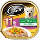 CE62N シーザー 11歳からのチキン＆ターキー ブラウンライス・野菜入り100g [ドッグフード ウェット]