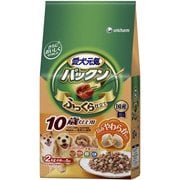 愛犬元気 パックン 10歳以上用 ビーフ・ささみ・緑黄色野菜・小魚入り [犬用 ソフトフード 2kg 10歳以上 総合栄養食]