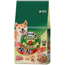 愛犬元気 パックン 柴犬用 ビーフ・ささみ・緑黄色野菜・小魚入り [犬用 ドライフード 2.3kg 全年齢適応 総合栄養食]