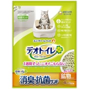 ヨドバシ.com - デオトイレ 飛び散らない消臭・抗菌サンド [猫砂 4L]の