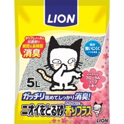 ニオイをとる砂 香りプラス [猫用 トイレ砂 フローラルソープの香り 5L]